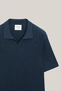 Pull polo en maille tressée - ÉDITION LIMITÉE