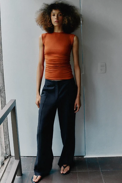 SIDE RUCHED TOP