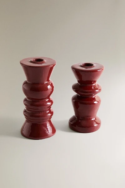 TERRACOTTA CANDLESTICK