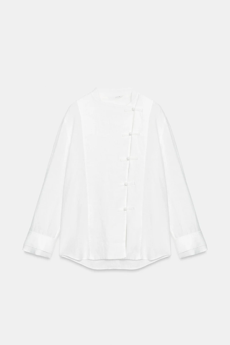 CHEMISE BRANDENBOURGS 100% LIN ZW COLLECTION