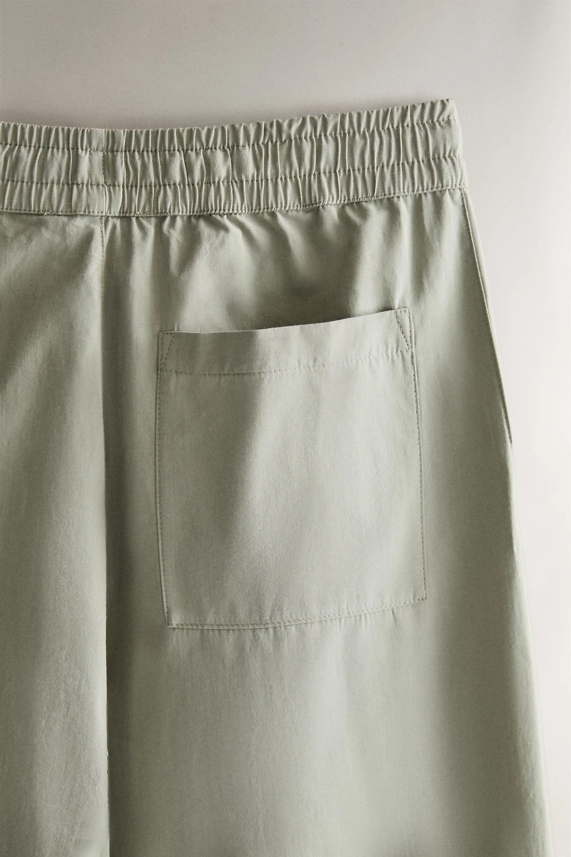 POPLIN PANTS