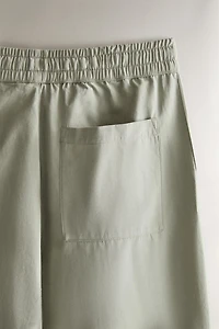 POPLIN PANTS