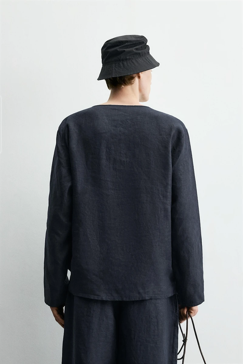 100% HEMP HENLEY SHIRT