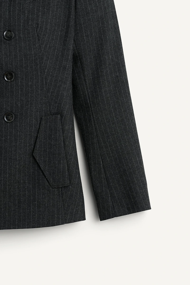 STRUCTURED STRIPED BLAZER