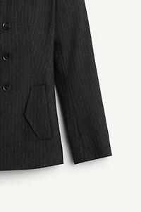STRUCTURED STRIPED BLAZER