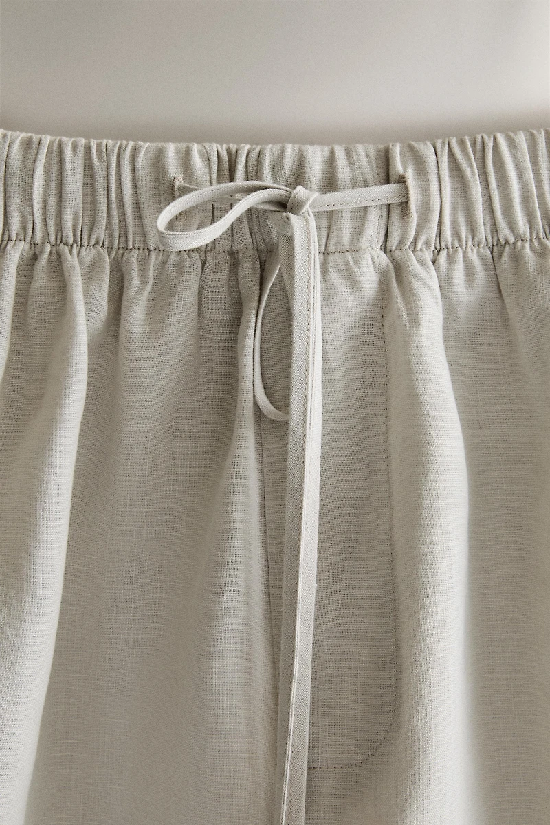 LINEN SHORTS