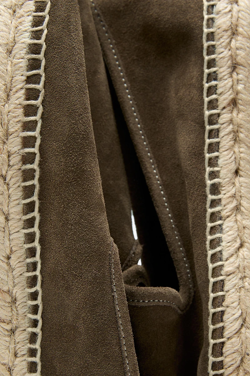 Leather espadrilles