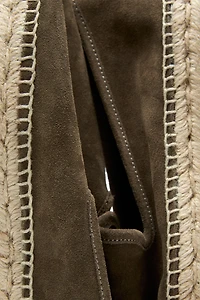 Leather espadrilles