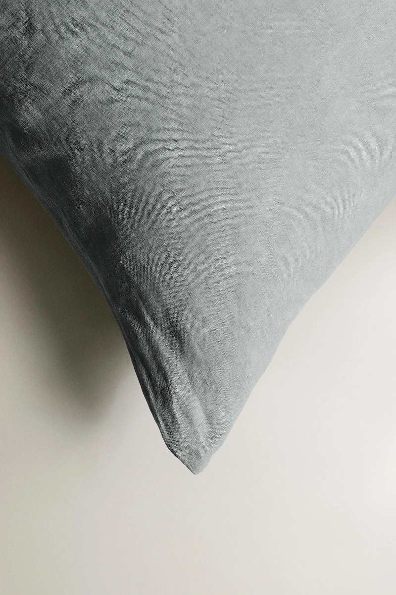 XXL LINEN THROW PILLOW COVER