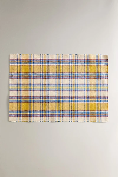 COTTON CHECK PLACEMAT (SET OF 2)