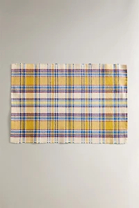 COTTON CHECK PLACEMAT (SET OF 2)