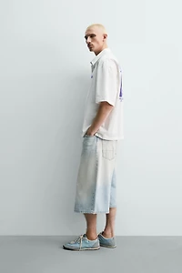 WASHED GRAPHIC PRINT SHIRT