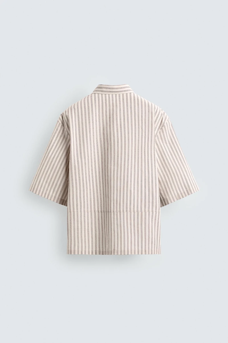 RELAXED FIT STRIPED SHIRT