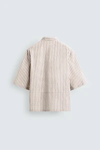 RELAXED FIT STRIPED SHIRT