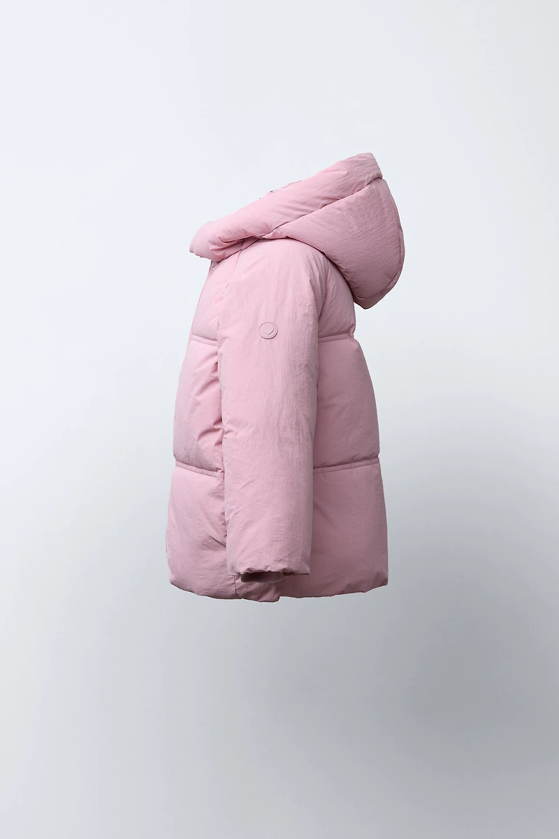 VESTE REMBOURRÉE À CAPUCHE DÉPERLANTE