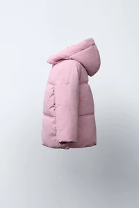 VESTE REMBOURRÉE À CAPUCHE DÉPERLANTE