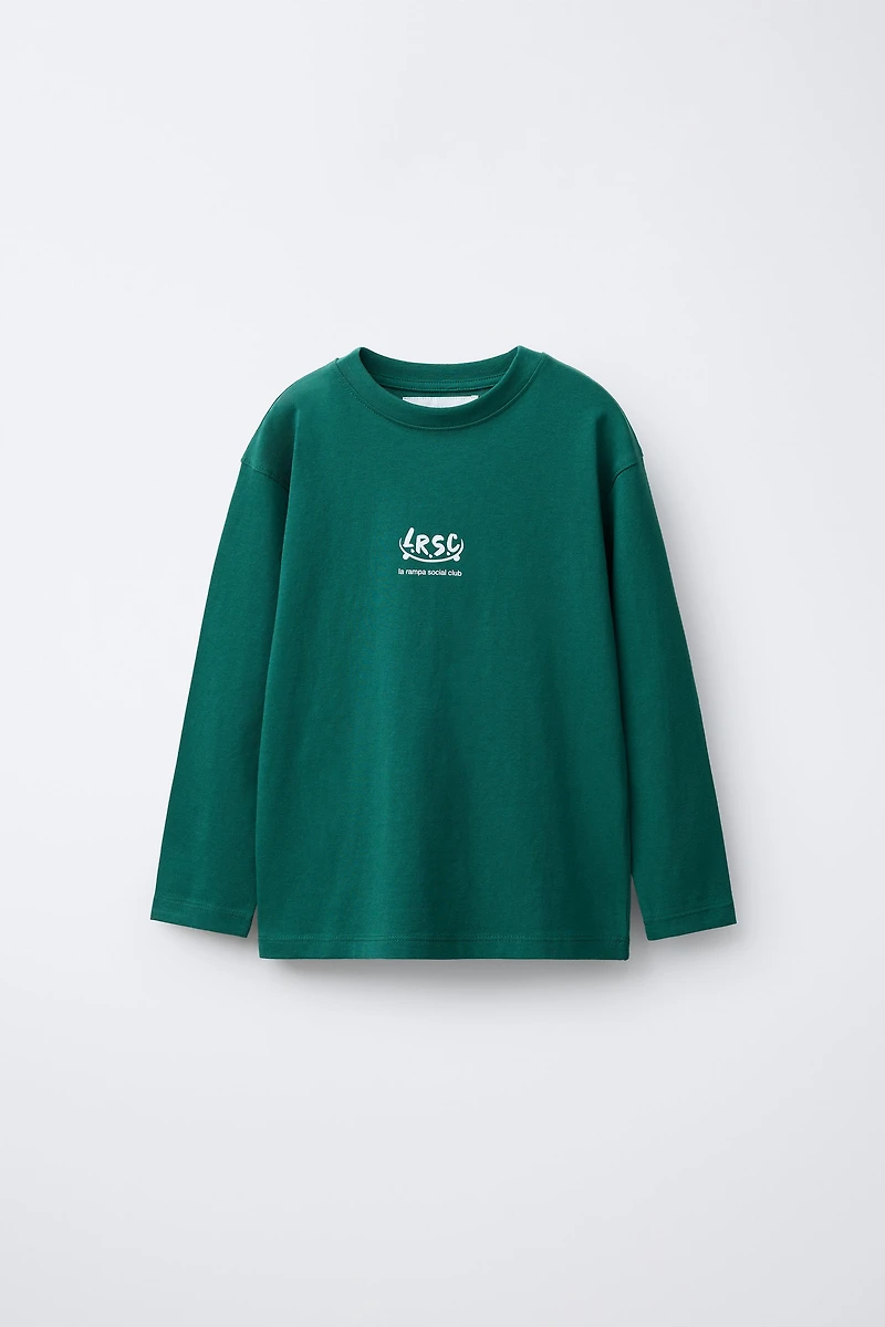 TEXT PRINTED T-SHIRT