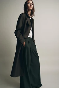 PLEATED WIDE LEG PANTS ZW COLLECTION