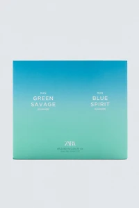 BLUE SPIRIT SUMMER + GREEN SAVAGE SUMMER EDT 2 X 90 ML (3.04 FL. OZ)