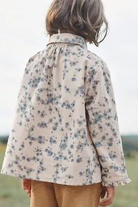 LIMITED EDITION CORDUROY FLORAL PRINT SHIRT