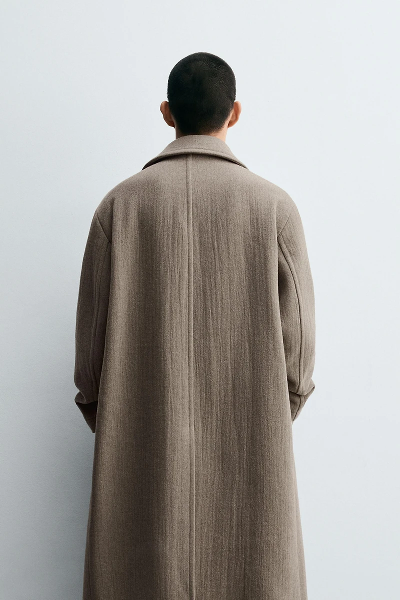 RELAXED FIT WOOL COAT