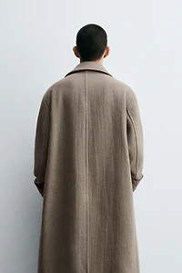 RELAXED FIT WOOL COAT
