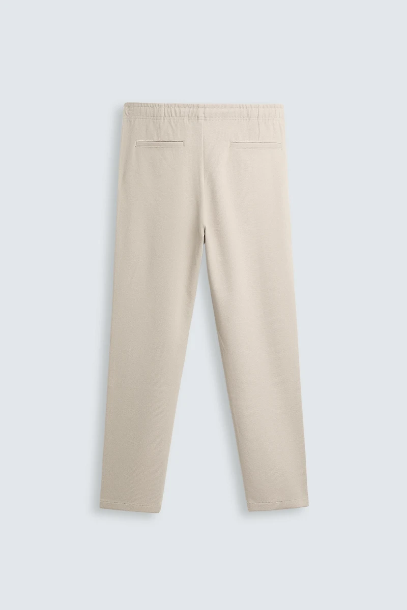 JOGGER WAIST STRETCH PANTS