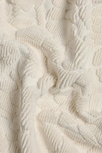 NON-SLIP JACQUARD COTTON BATH MAT