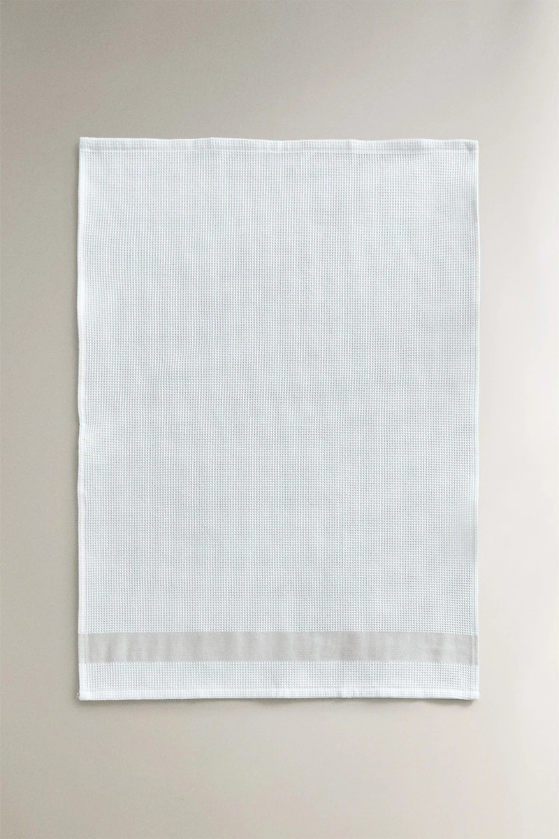 WAFFLE-KNIT KITCHEN TOWELS (SET OF 2)