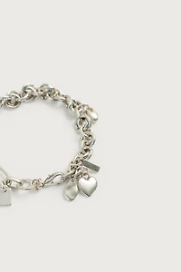 METALLIC CHARM BRACELET