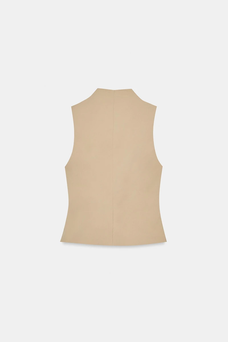 TOP ÉLASTIQUE À BOUTONS