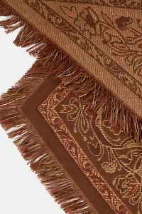 JACQUARD TRIANGULAR SCARF
