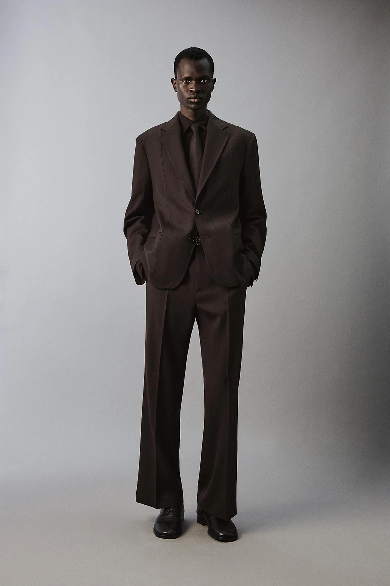 WOOL BLEND SUIT BLAZER