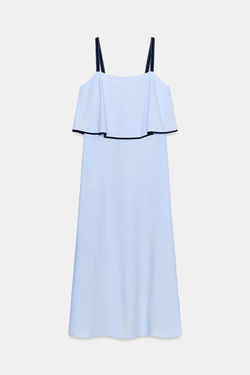 COMBINATION MIDI DRESS