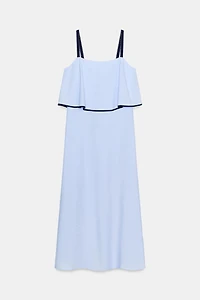 COMBINATION MIDI DRESS