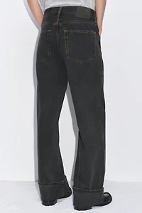 ZW COLLECTION MID-RISE BAGGY JEANS