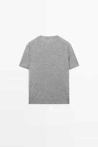 Pull en maille fine à manches courtes