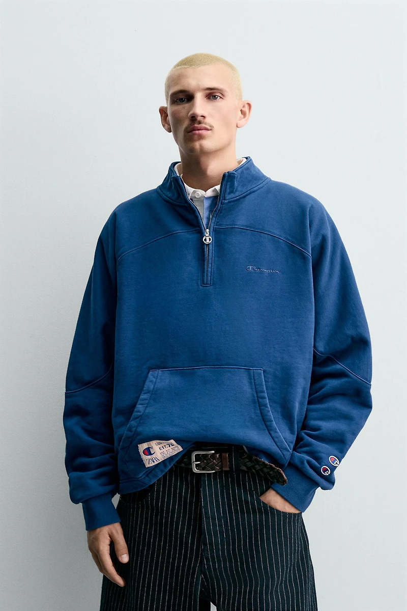 CHAMPION ® X ZARA QUARTER-ZIP SWEATSHIRT