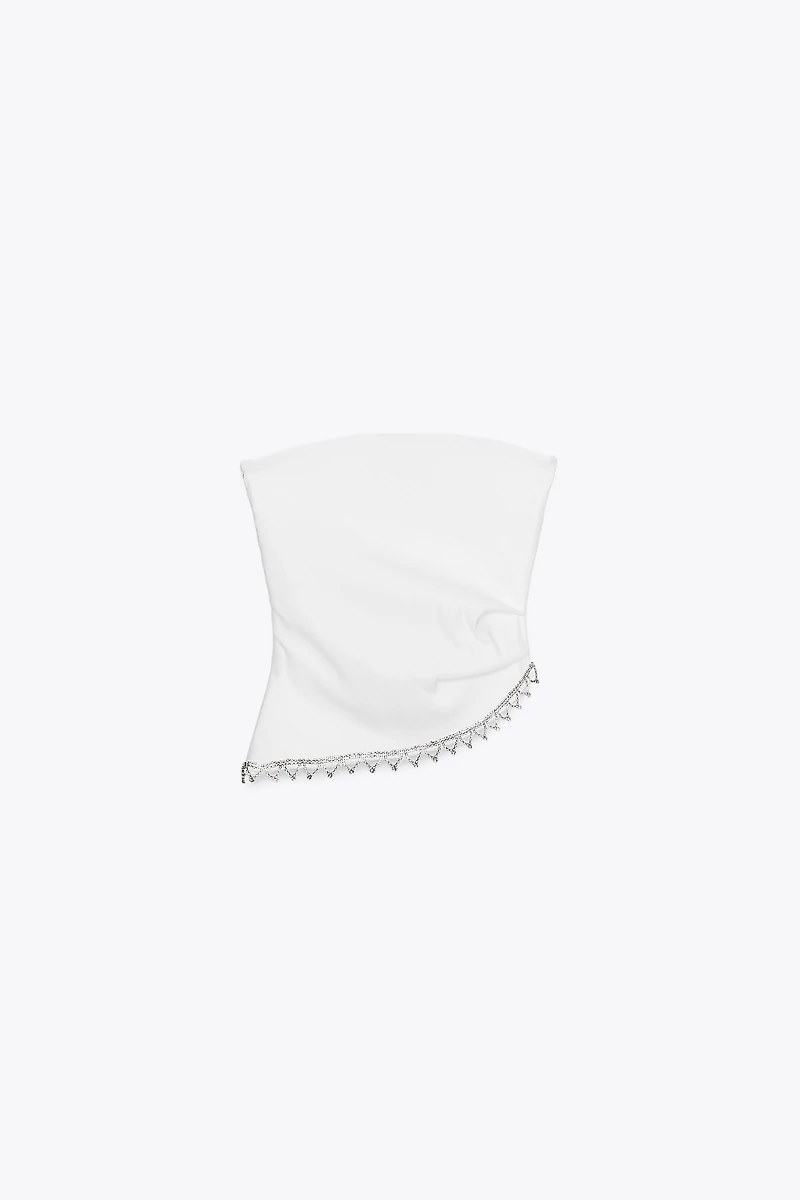 JEWEL STRAPLESS TOP