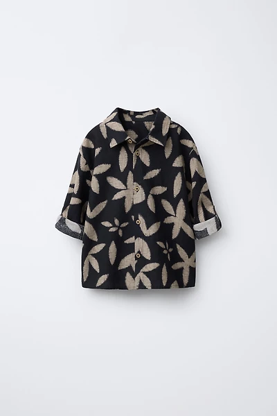 LEAF PRINT SHIRT