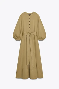 ZW COLLECTION BELTED SHIRT DRESS