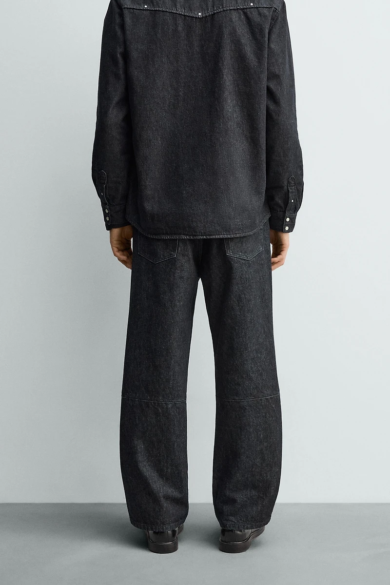 JEANS STRAIGHT FIT À CLOUS