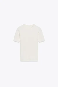 SHORT SLEEVE RIB T-SHIRT