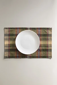 SET DE TABLE CARREAUX COULEUR