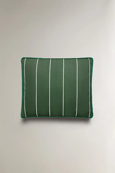COUSSIN DE CHAISE À RAYURES