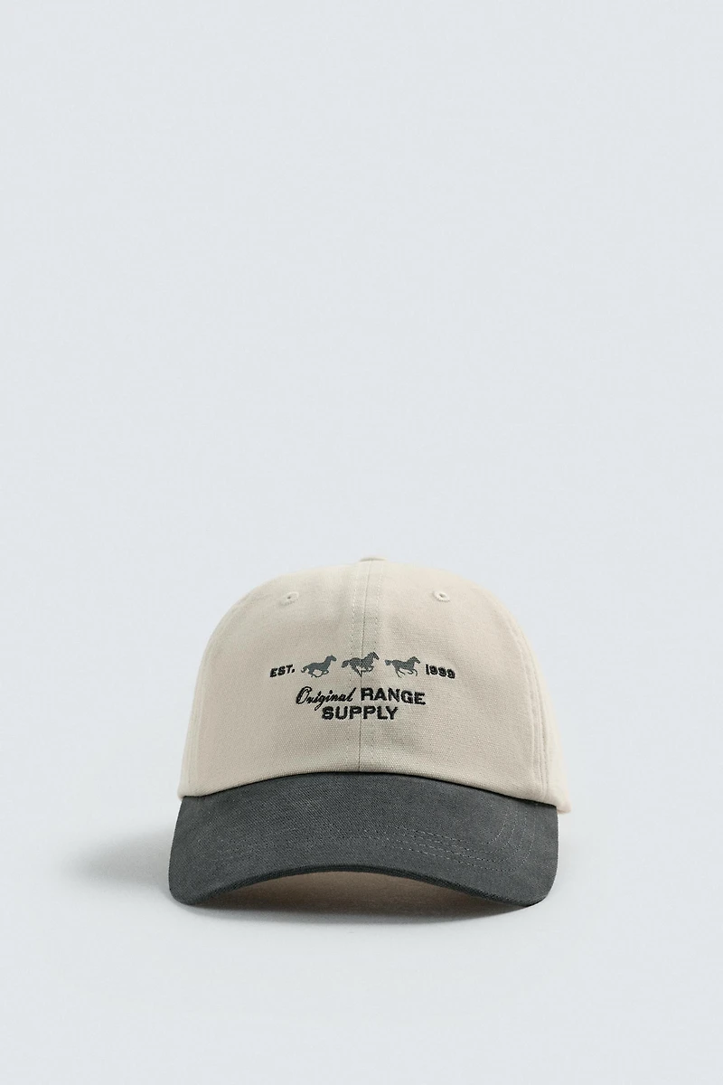 COMBINATION EMBROIDERY CAP