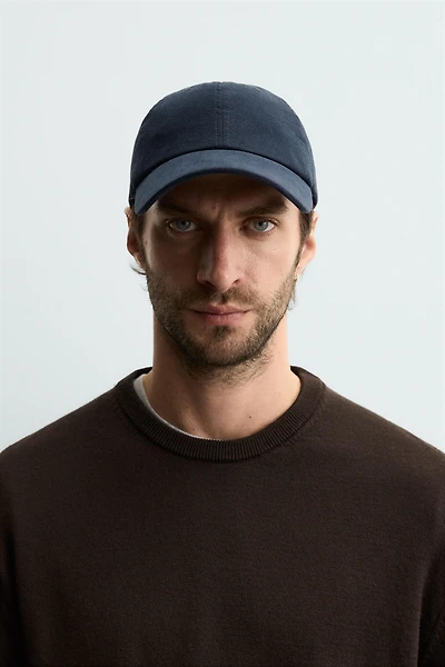 CASQUETTE EN COTON DÉLAV