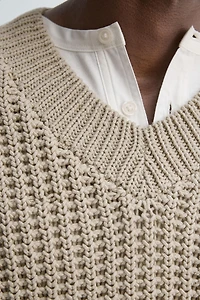 BOXY FIT KNIT VEST