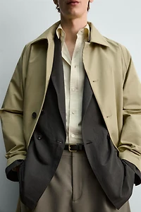 RELAXED FIT TRENCH COAT