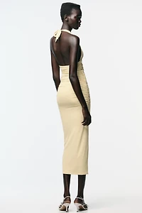 ROBE EN POLYAMIDE HALTER